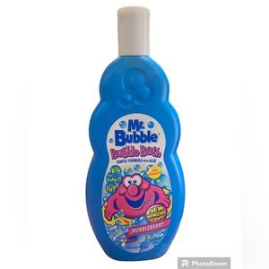 Vintage Mr Bubble Bath Bubble Berry 16 oz Bottle Prop Collectible Very Rare NEW